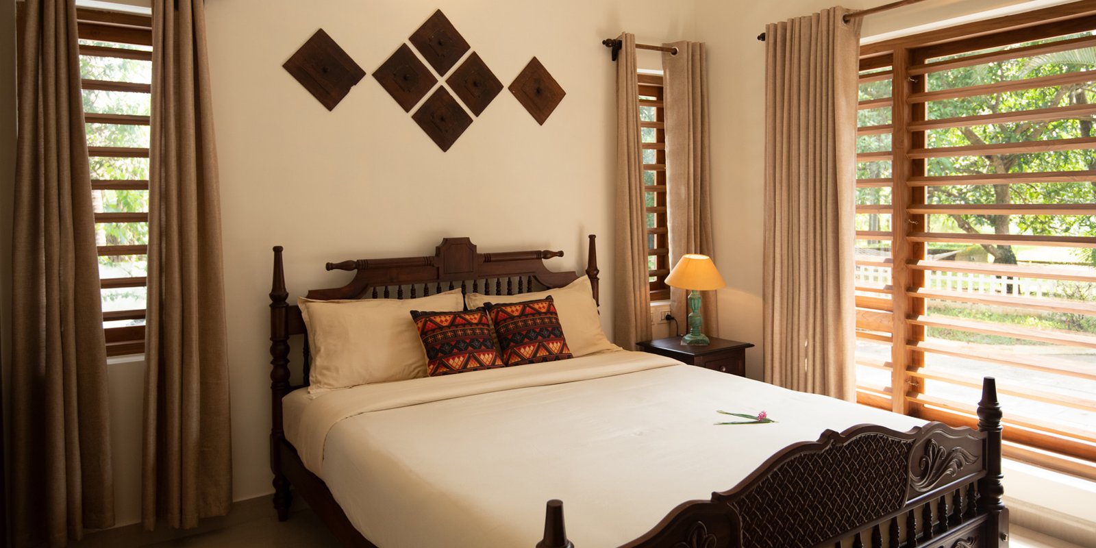Paddy-view room at Poothali